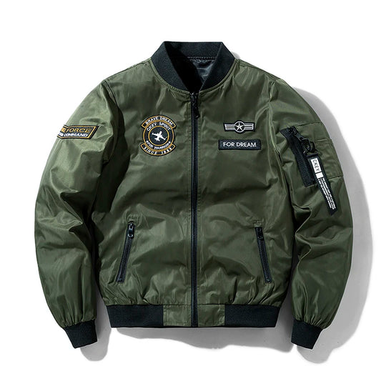 Military Tactical Male Army Flight Jacket
